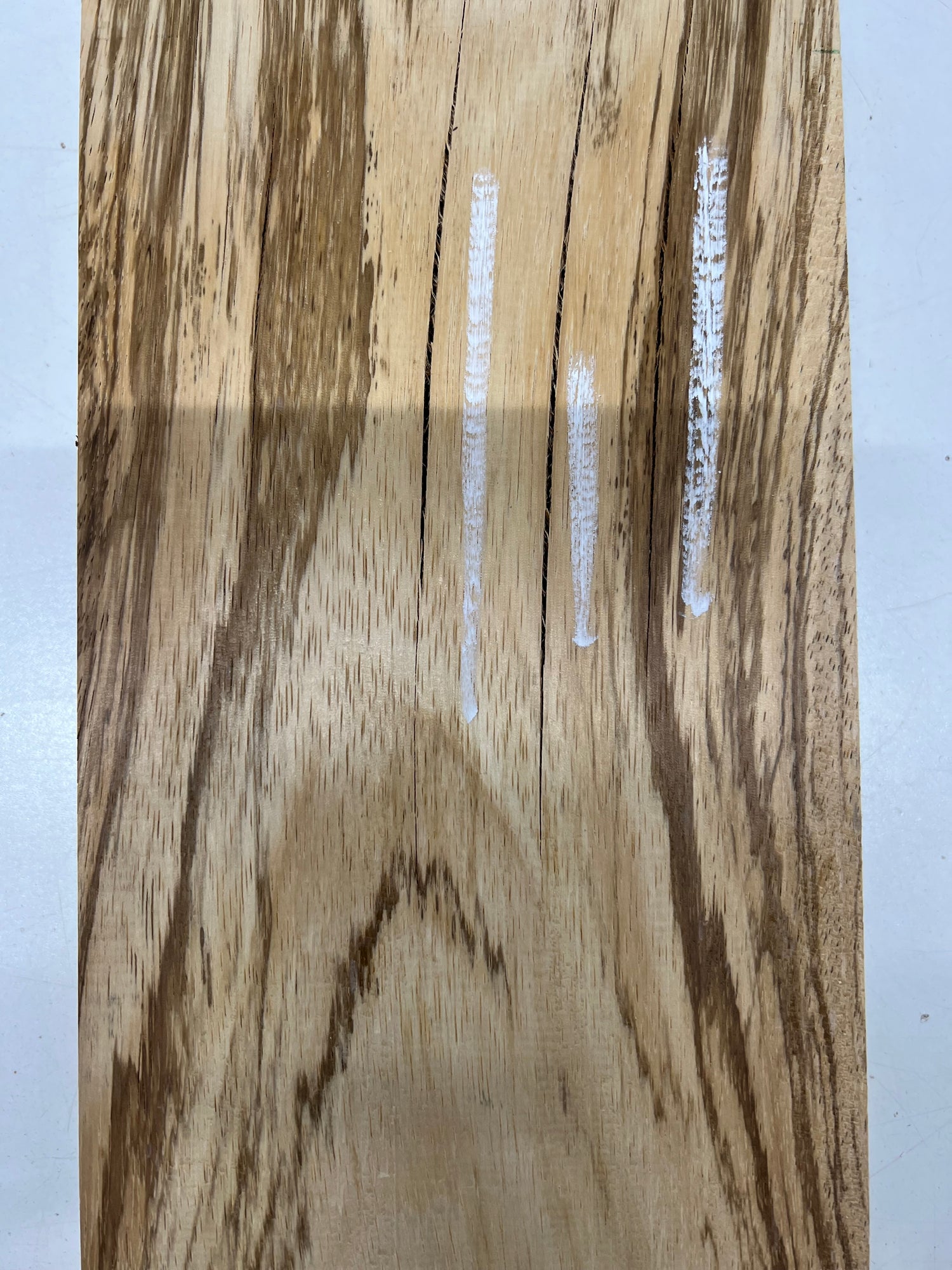 Zebrawood Lumber Board Wood Blank 19&quot;x 5-1/2&quot;x 2&quot; 