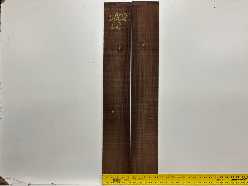 Segundos juegos de fondo y aros de caoba hondureña genuina