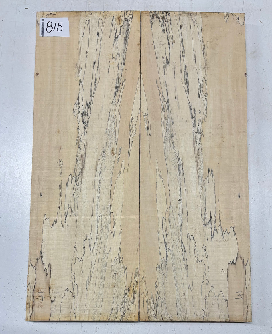 Spalted Tamarind Guitar Carved Top - 22” x 7-1/2” x 7/8” #815