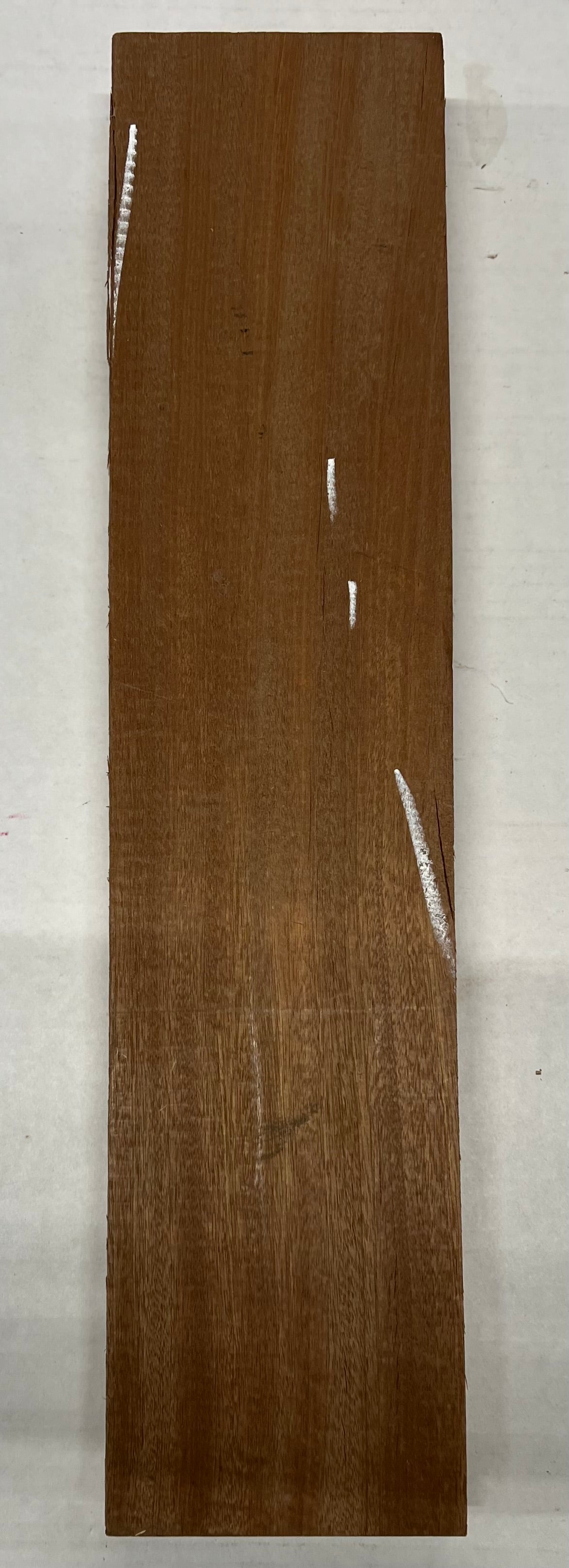 Sapele Lumber Board Square Wood Blank 21&quot;x4-3/4&quot;x1-3/4&quot;  