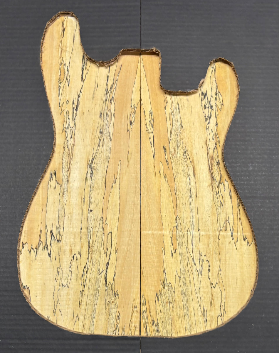 Spalted Tamarind Guitar Carved Top - 22” x 7-1/2” x 7/8” #815