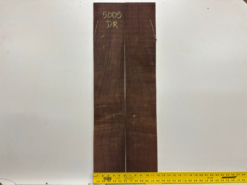 Segundos juegos de fondo y aros de caoba hondureña genuina