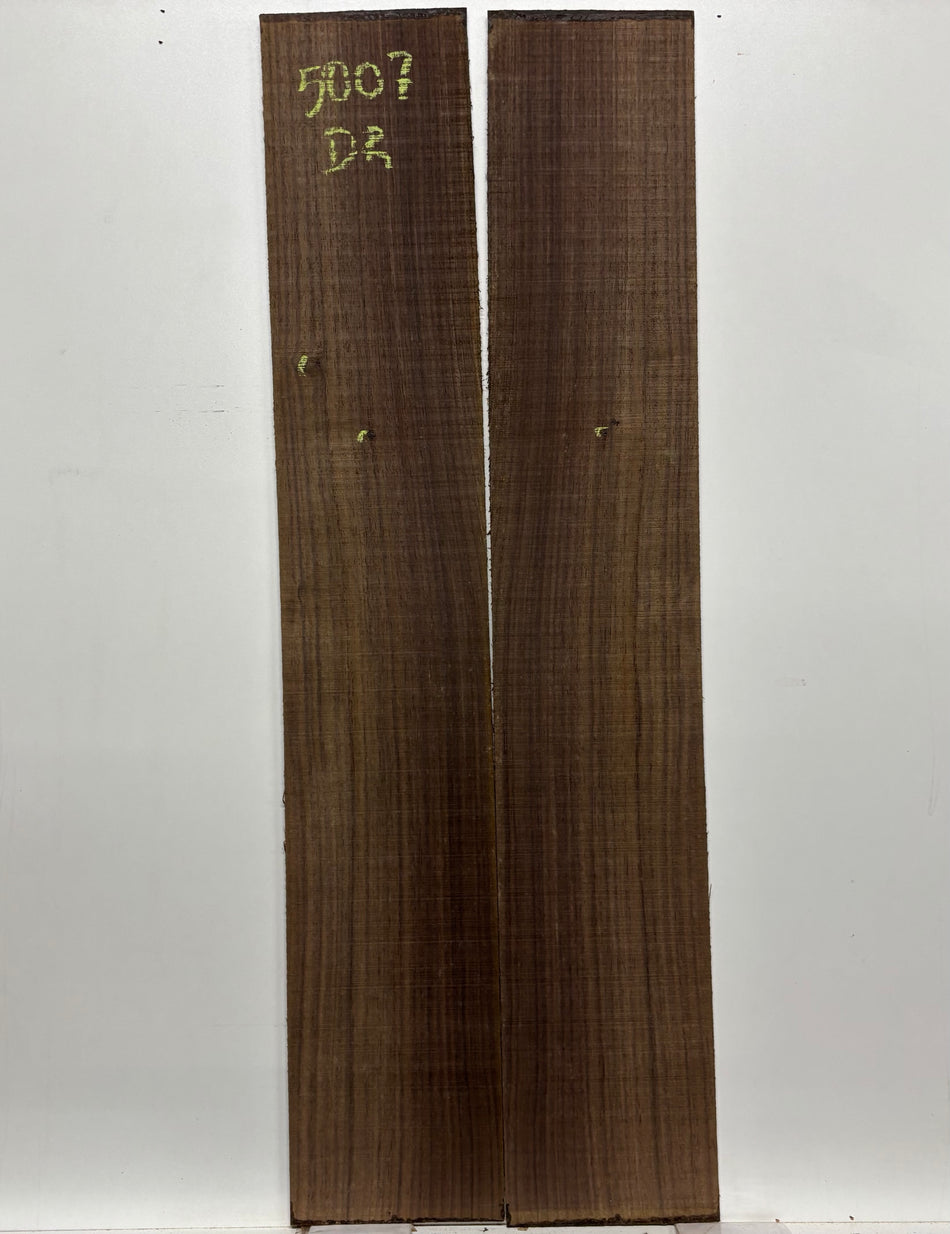 Segundos juegos de fondo y aros de caoba hondureña genuina