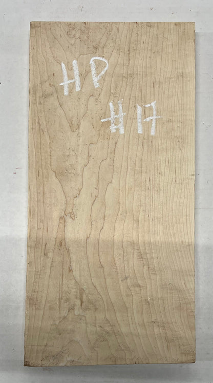 Birdseye Maple Thin Stock Three Dimensional Lumber Board 17&quot;x8-1/2&quot;x7/8&quot; 