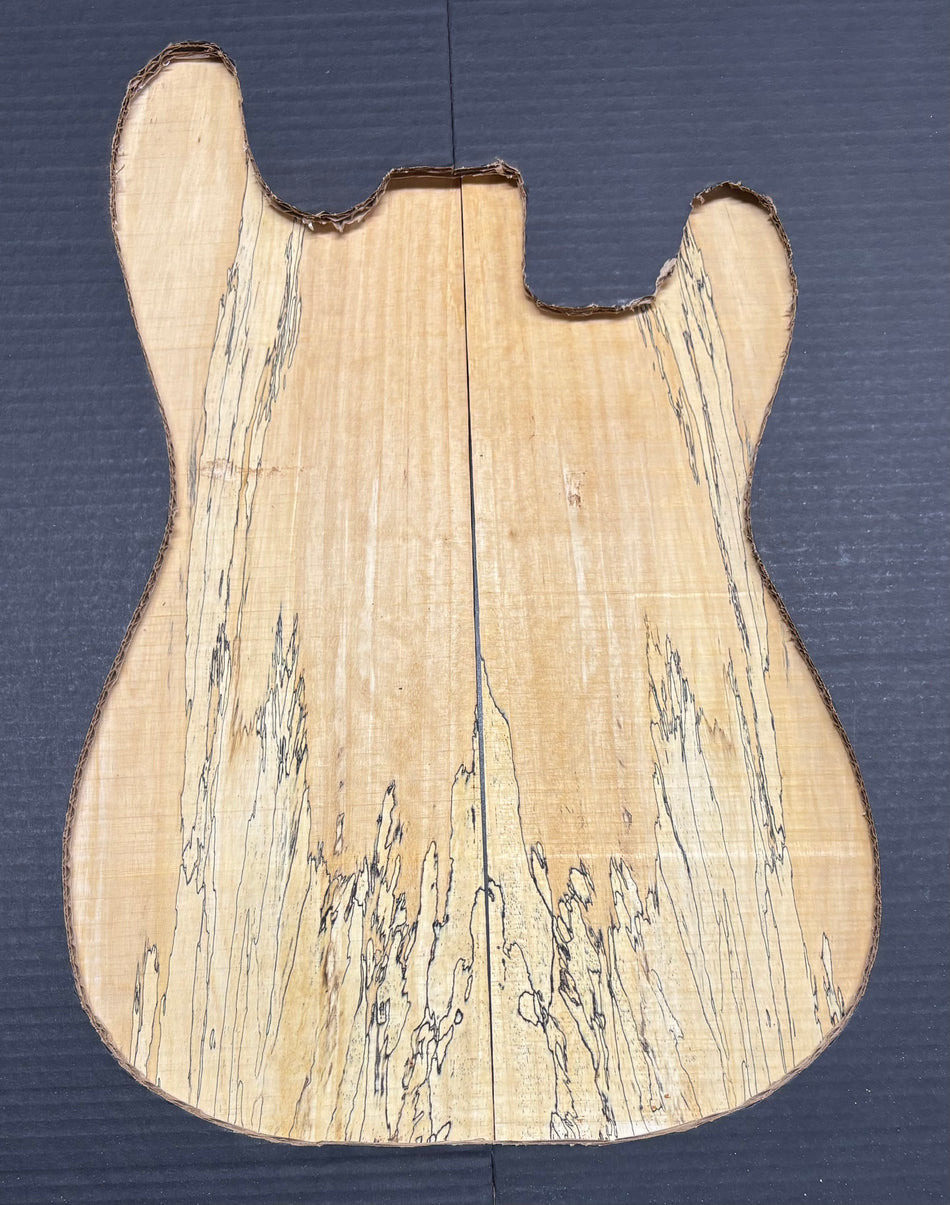 Spalted Tamarind Guitar Carved Top - 22” x 7-1/2” x 7/8” #817