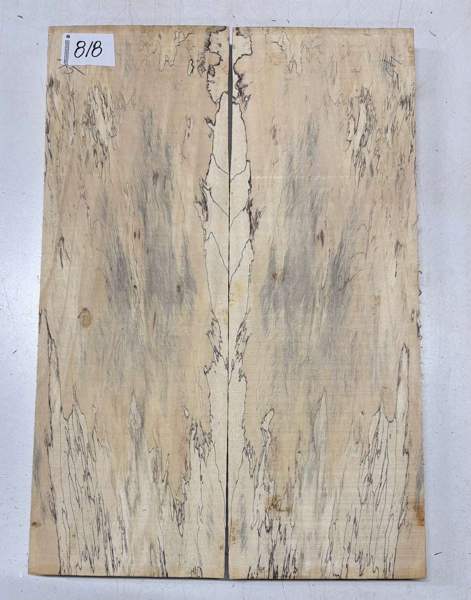 Spalted Tamarind Guitar Carved Top - 22” x 7-1/2” x 7/8” #818