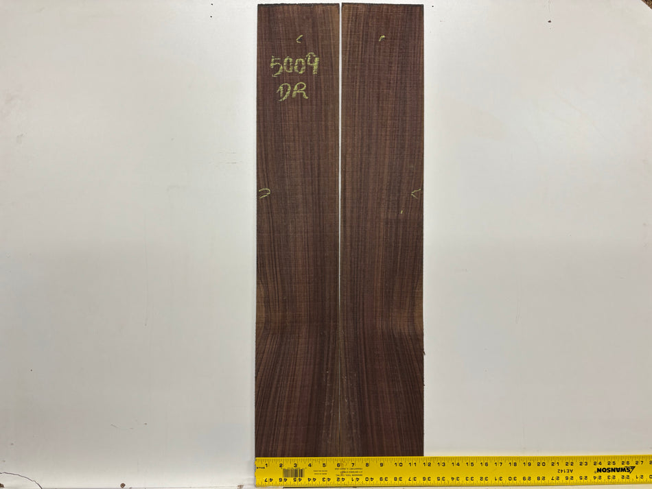 Segundos juegos de fondo y aros de caoba hondureña genuina