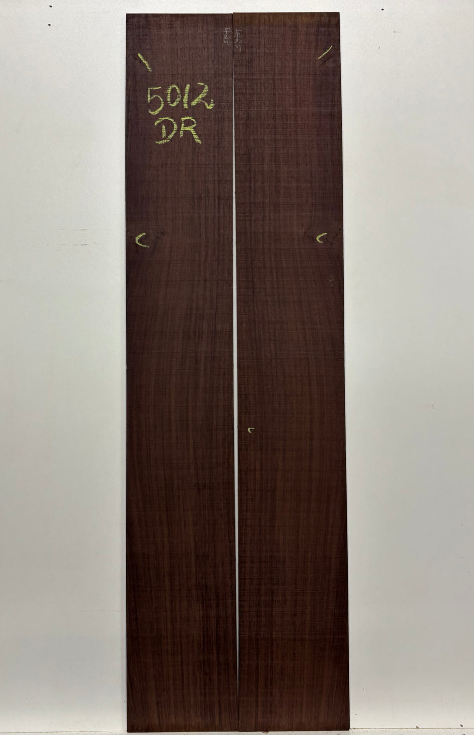 Segundos juegos de fondo y aros de caoba hondureña genuina