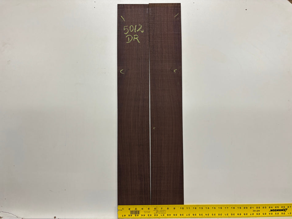 Segundos juegos de fondo y aros de caoba hondureña genuina