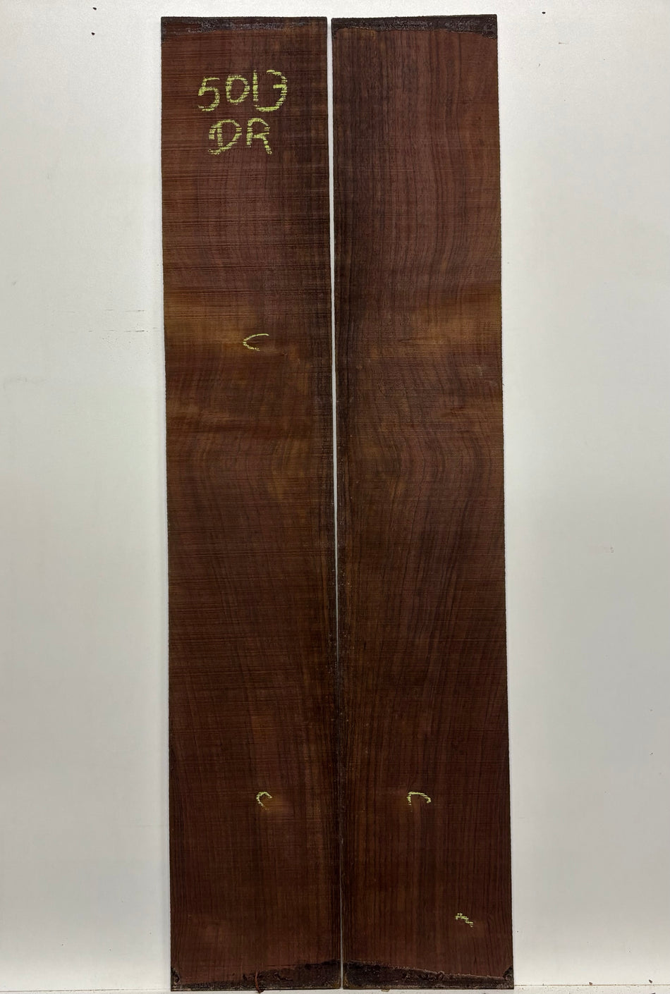 Segundos juegos de fondo y aros de caoba hondureña genuina