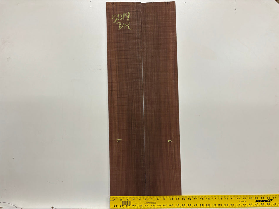 Segundos juegos de fondo y aros de caoba hondureña genuina