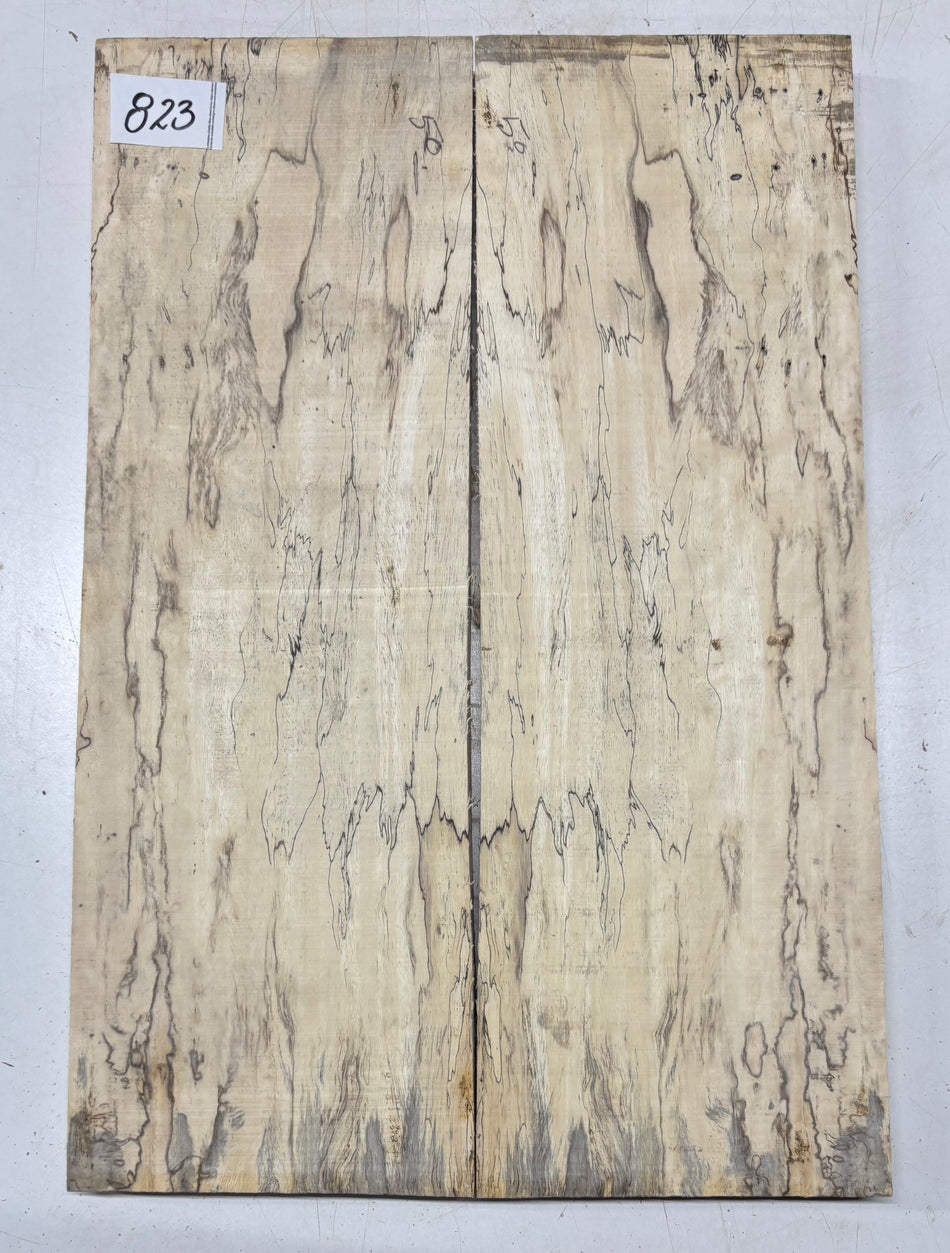 Spalted Tamarind Guitar Carved Top - 22” x 7-1/2” x 7/8” #823