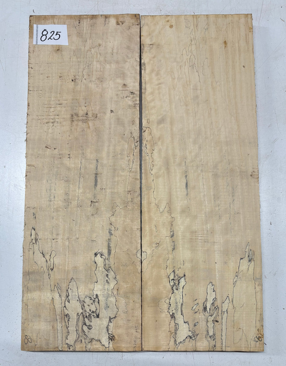 Spalted Tamarind Guitar Carved Top - 22” x 7-1/2” x 7/8” #825