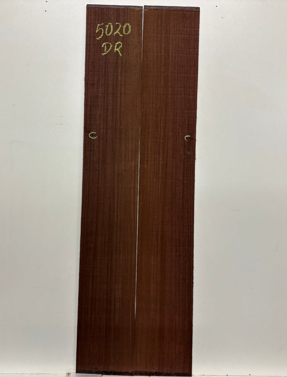 Segundos juegos de fondo y aros de caoba hondureña genuina