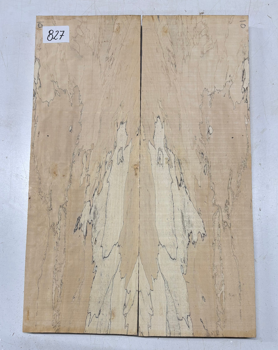 Spalted Tamarind Guitar Carved Top - 22” x 7-1/2” x 7/8” #827