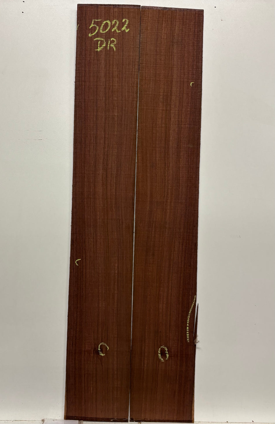 Segundos juegos de fondo y aros de caoba hondureña genuina