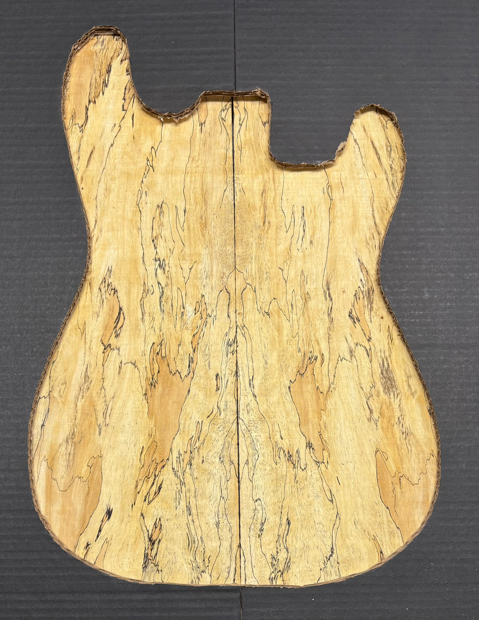 Spalted Tamarind Guitar Carved Top - 22” x 7-1/2” x 7/8” #828
