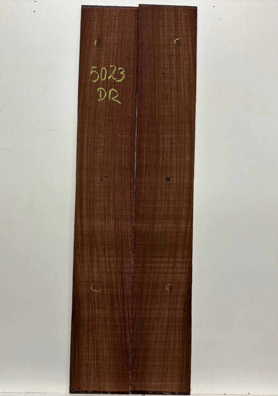 Segundos juegos de fondo y aros de caoba hondureña genuina