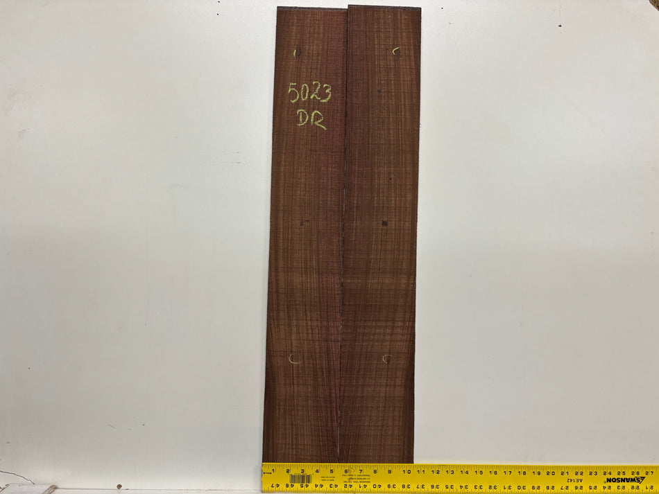 Segundos juegos de fondo y aros de caoba hondureña genuina