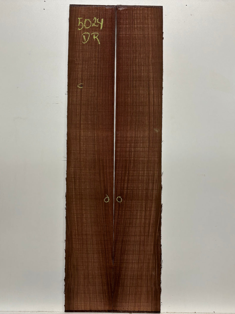 Segundos juegos de fondo y aros de caoba hondureña genuina