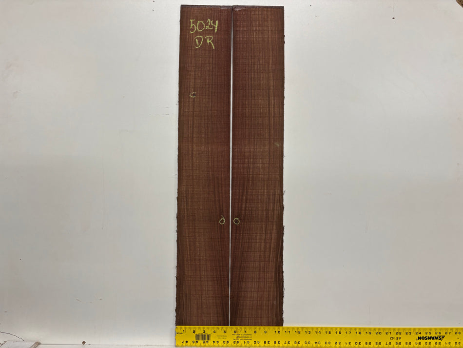 Segundos juegos de fondo y aros de caoba hondureña genuina