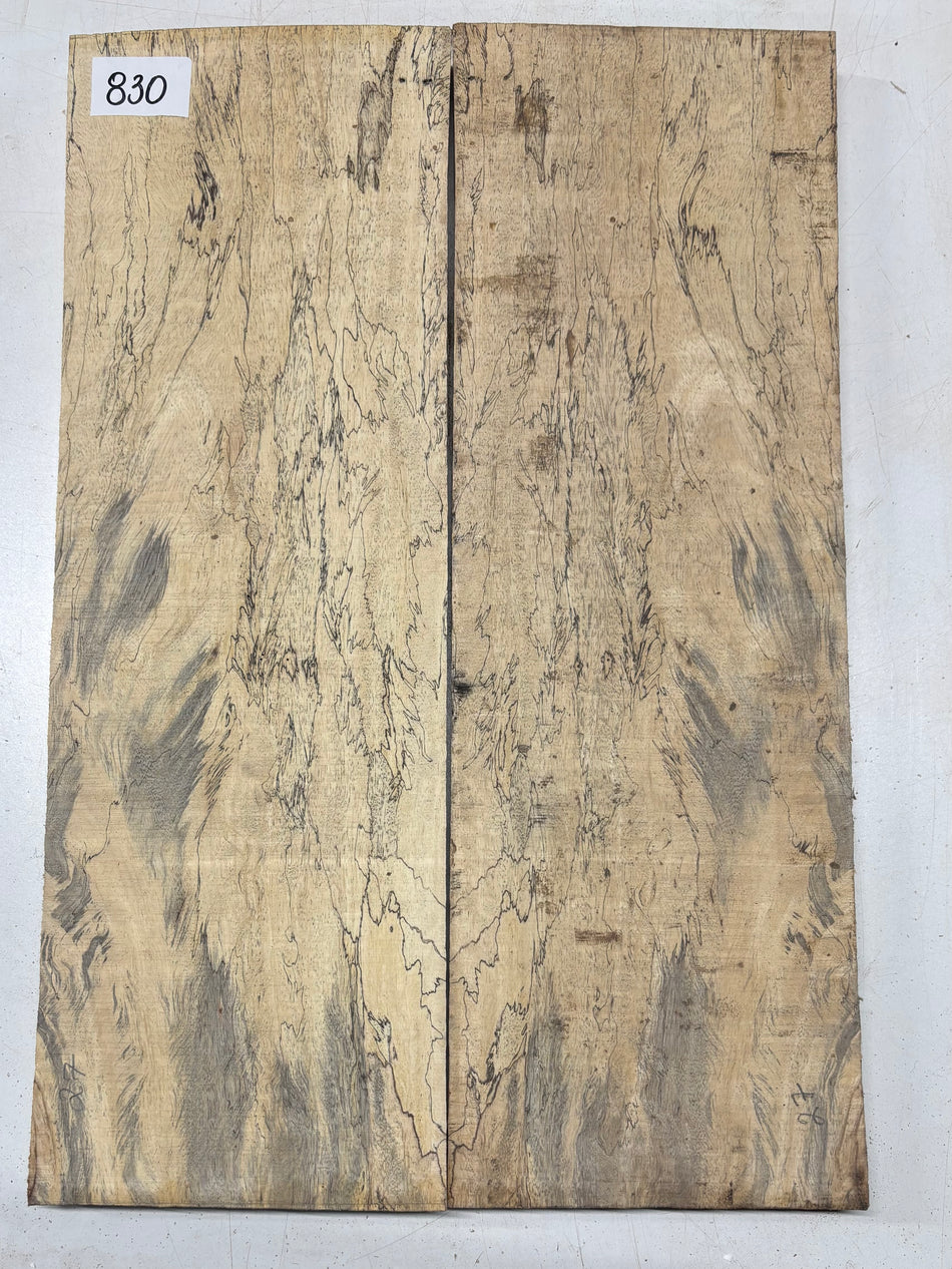 Spalted Tamarind Guitar Carved Top - 22” x 7-1/2” x 7/8” #830