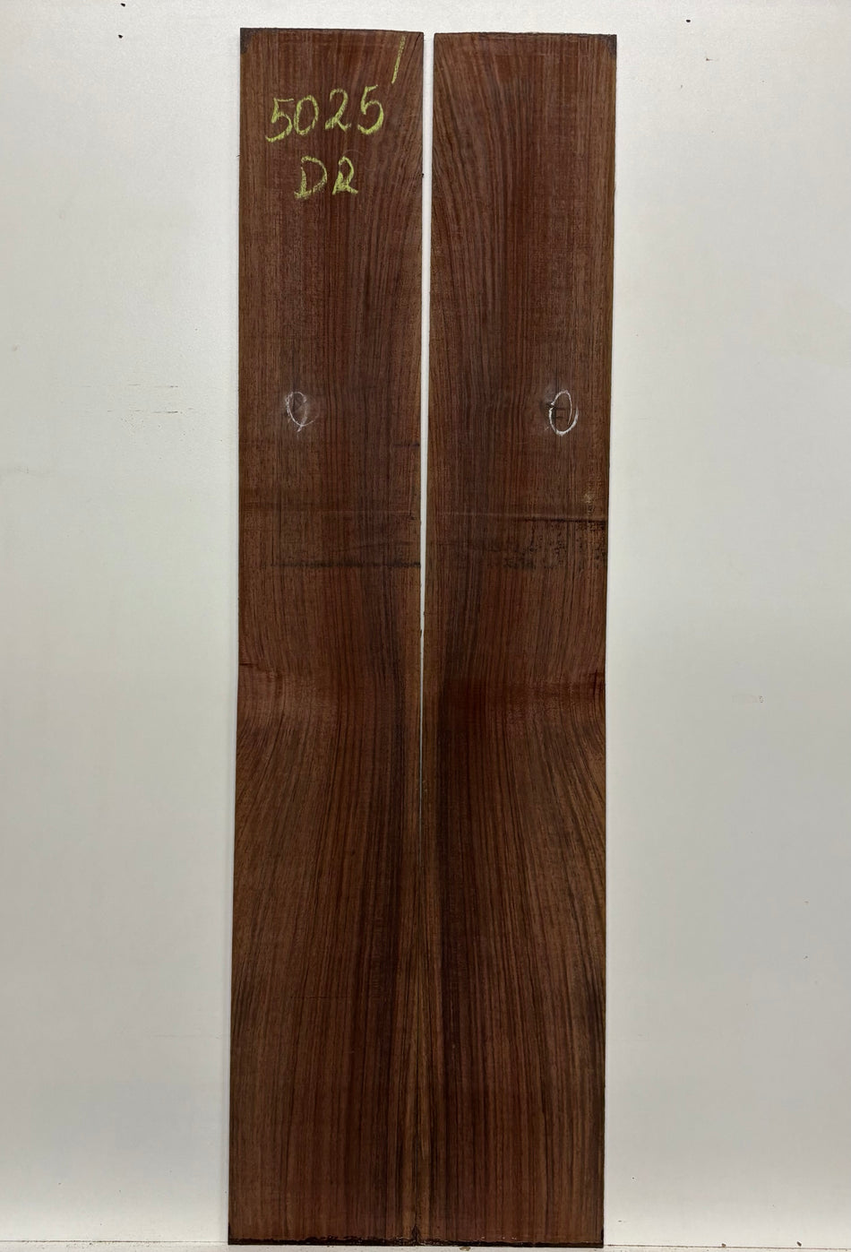 Segundos juegos de fondo y aros de caoba hondureña genuina