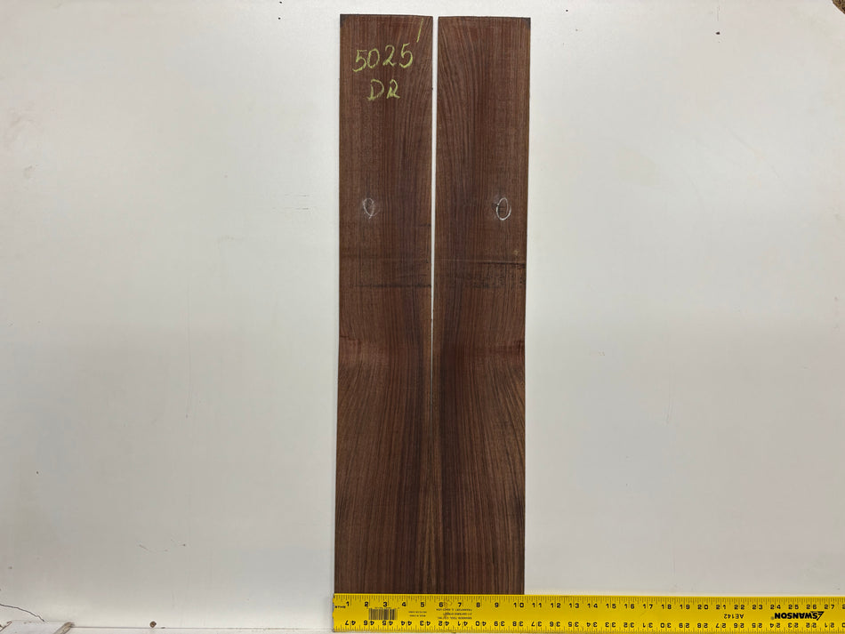 Segundos juegos de fondo y aros de caoba hondureña genuina