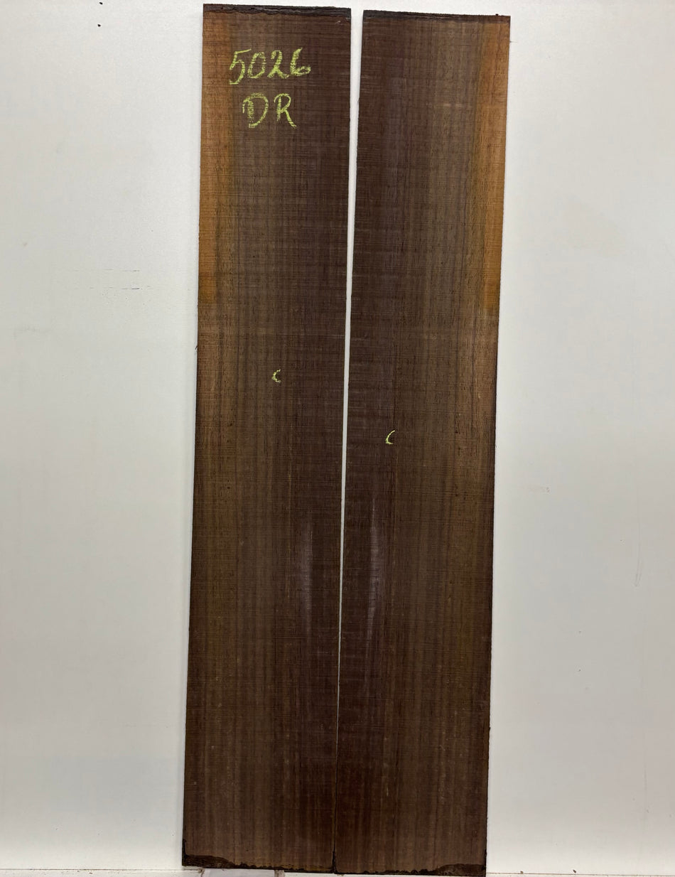 Segundos juegos de fondo y aros de caoba hondureña genuina