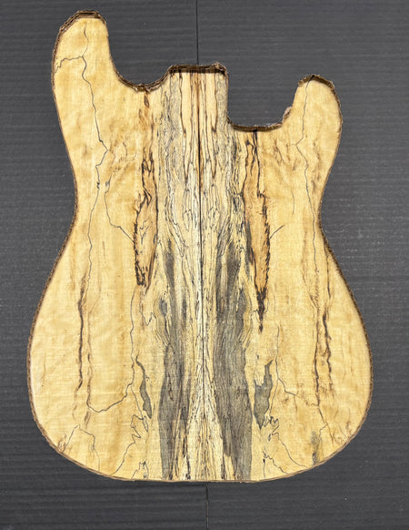 Spalted Tamarind Guitar Carved Top - 22” x 7-1/2” x 7/8” #832 Exotic Wood Zone 