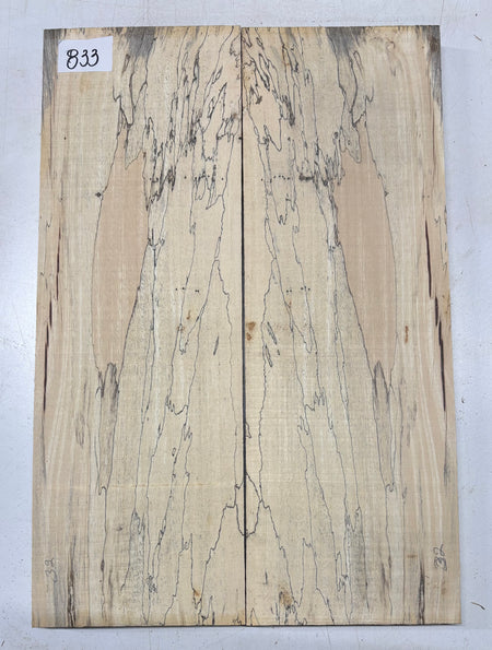 Spalted Tamarind Guitar Carved Top - 22” x 7-1/2” x 7/8” #833 Exotic Wood Zone 