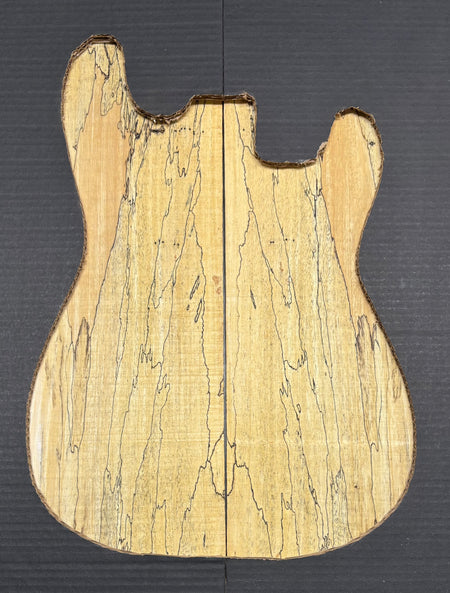 Spalted Tamarind Guitar Carved Top - 22” x 7-1/2” x 7/8” #833 Exotic Wood Zone 