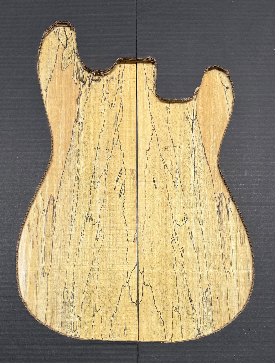 Spalted Tamarind Guitar Carved Top - 22” x 7-1/2” x 7/8” #833 Exotic Wood Zone 