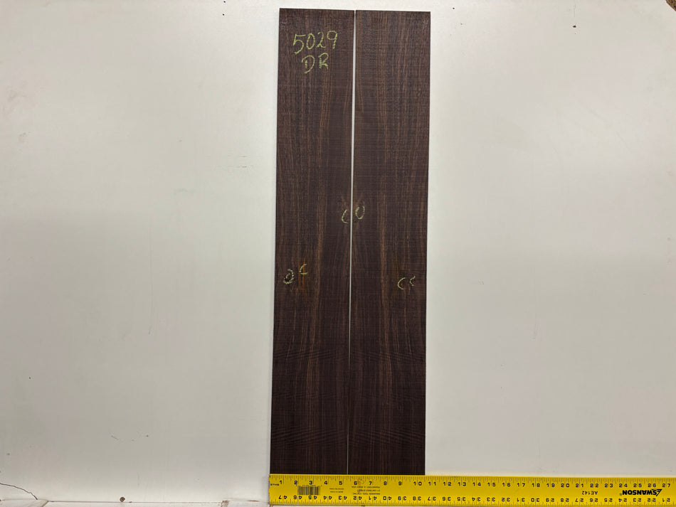 Segundos juegos de fondo y aros de caoba hondureña genuina