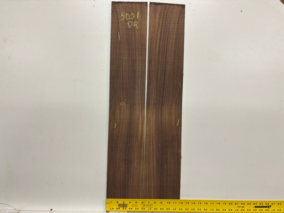 Segundos juegos de fondo y aros de caoba hondureña genuina