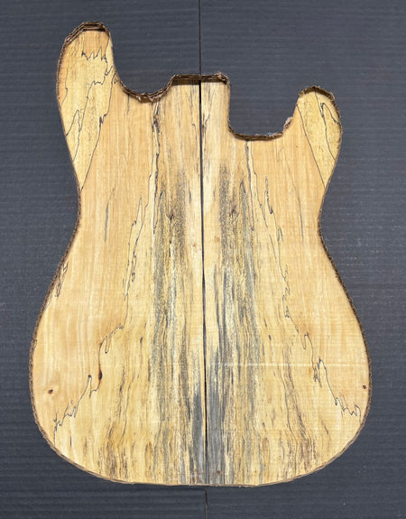 Spalted Tamarind Guitar Carved Top - 22” x 7-1/2” x 7/8” #836 Exotic Wood Zone 