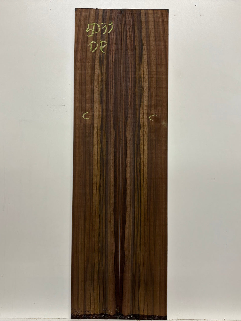 Segundos juegos de fondo y aros de caoba hondureña genuina