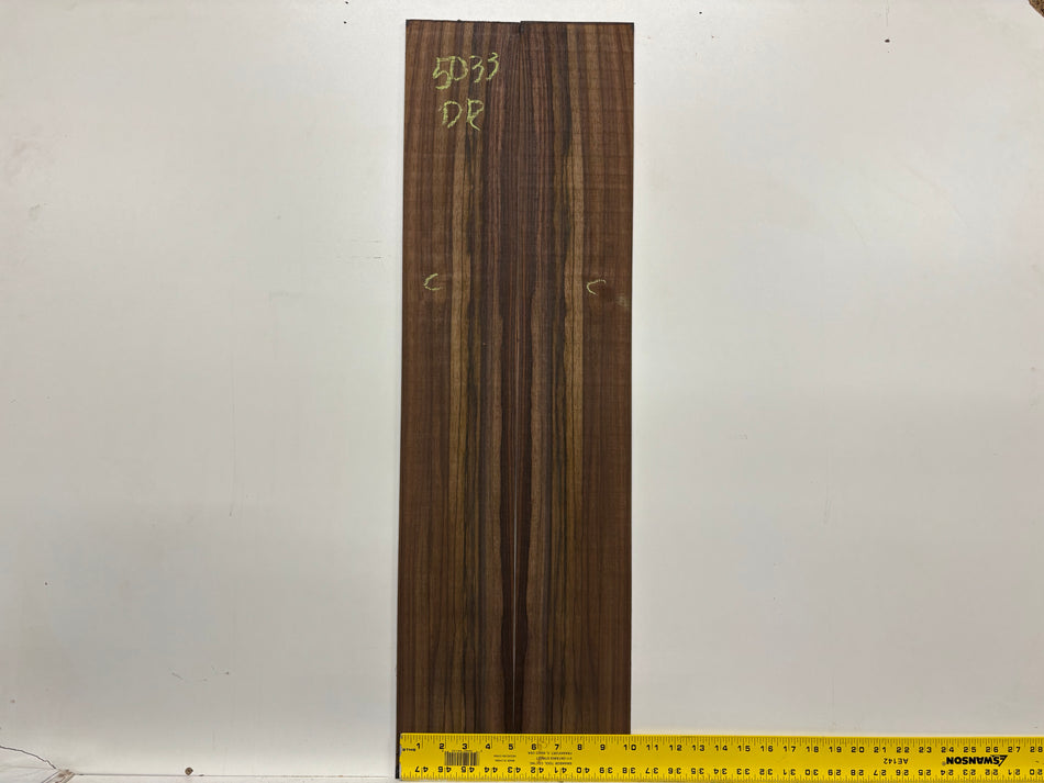 Segundos juegos de fondo y aros de caoba hondureña genuina