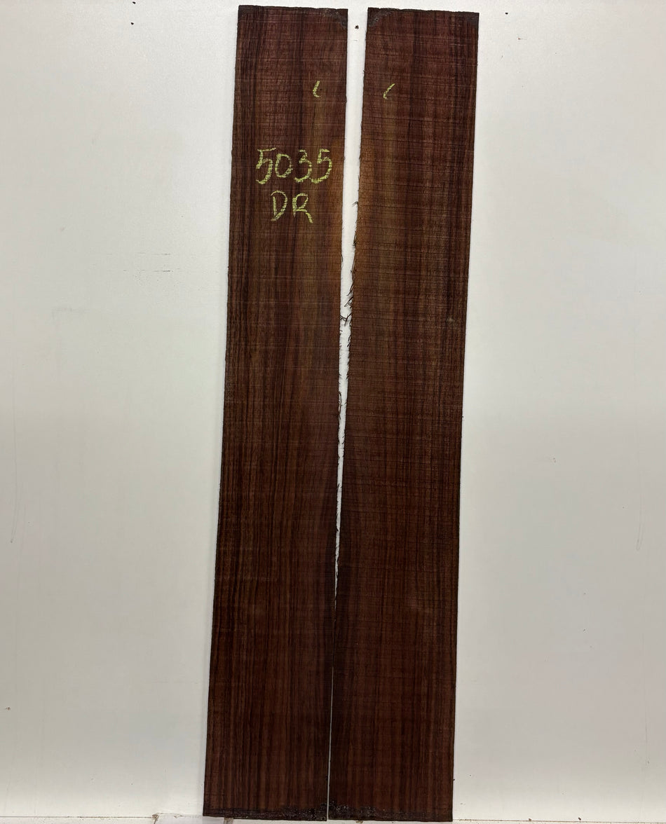 Segundos juegos de fondo y aros de caoba hondureña genuina