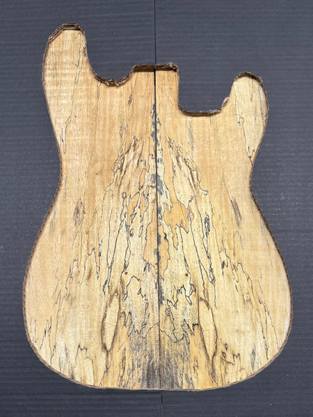 Spalted Tamarind Guitar Carved Top - 22” x 7-1/2” x 7/8” #840 Exotic Wood Zone 