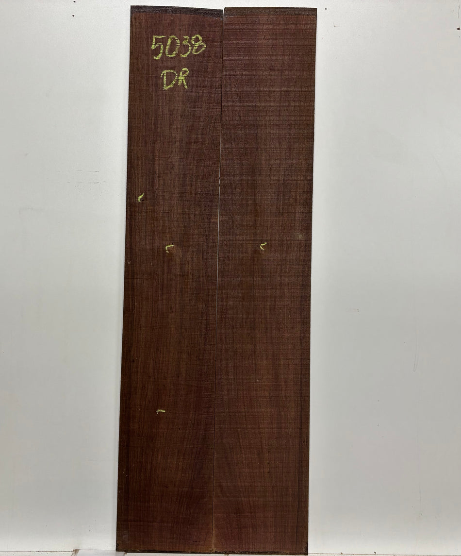 Segundos juegos de fondo y aros de caoba hondureña genuina