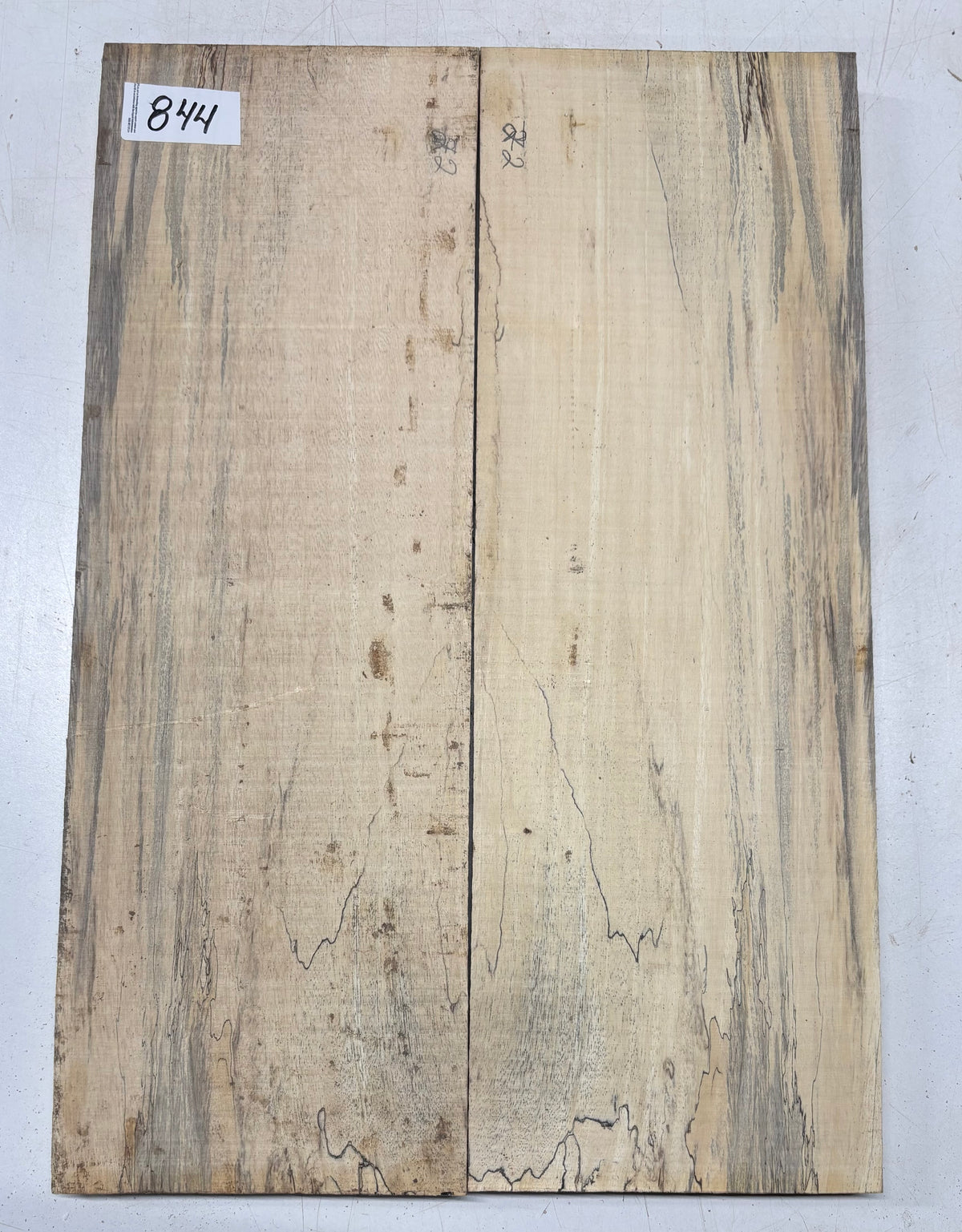 Spalted Tamarind Guitar Carved Top - 22” x 7-1/2” x 7/8” #844 Exotic Wood Zone 