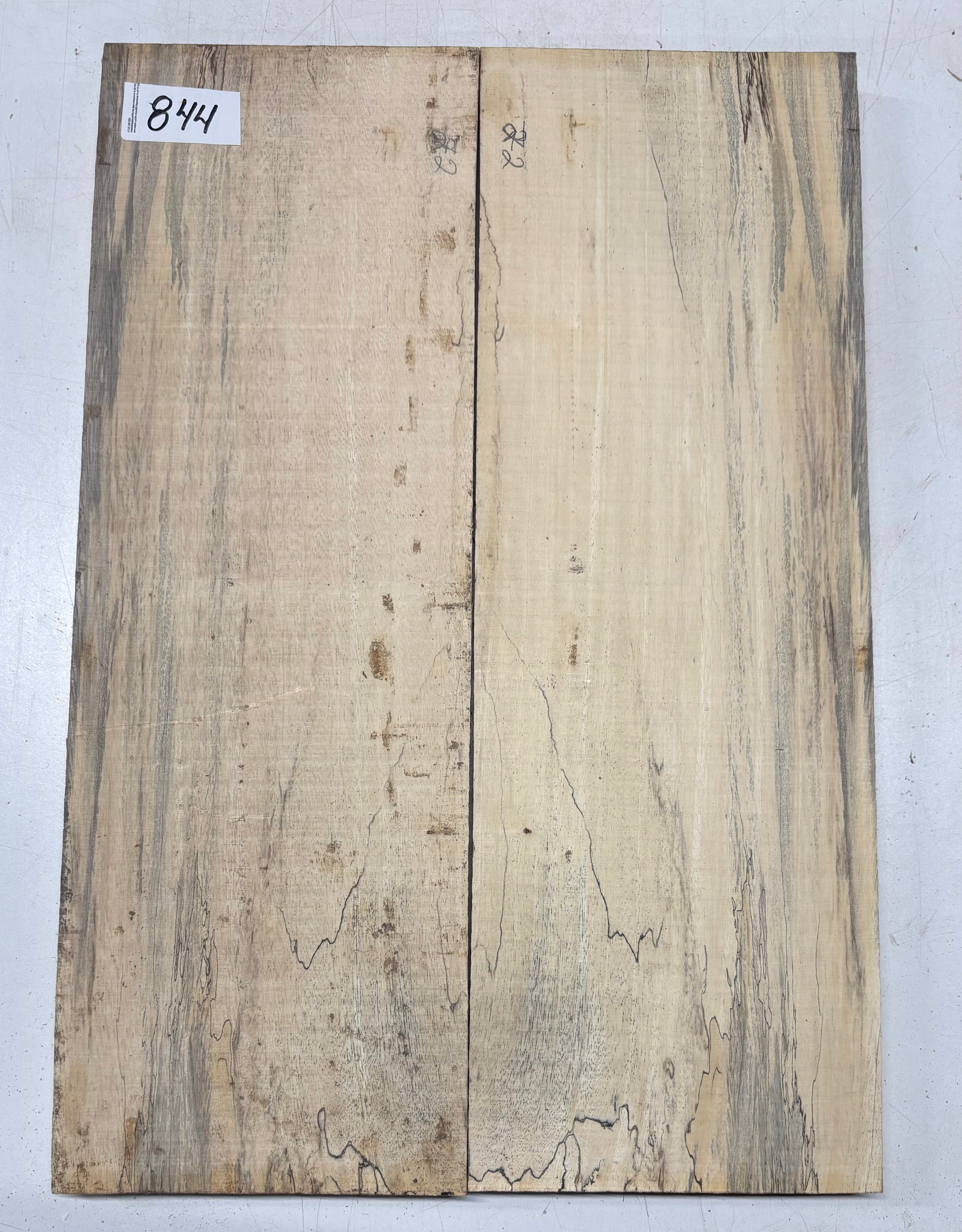 Spalted Tamarind Guitar Carved Top - 22” x 7-1/2” x 7/8” #844 Exotic Wood Zone 