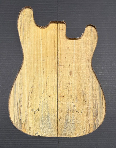 Spalted Tamarind Guitar Carved Top - 22” x 7-1/2” x 7/8” #844 Exotic Wood Zone 