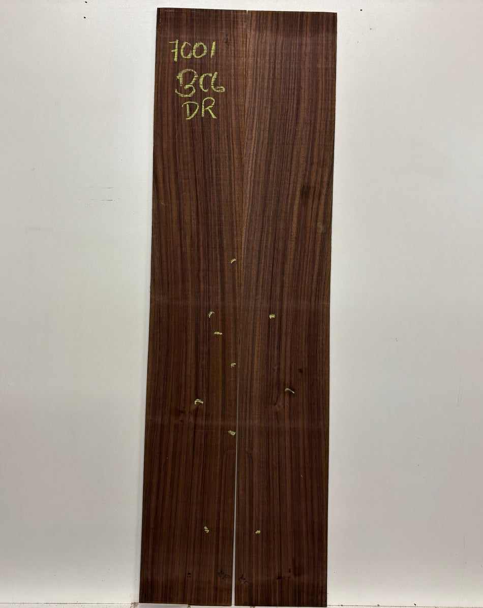 Segundos juegos de fondo y aros de caoba hondureña genuina