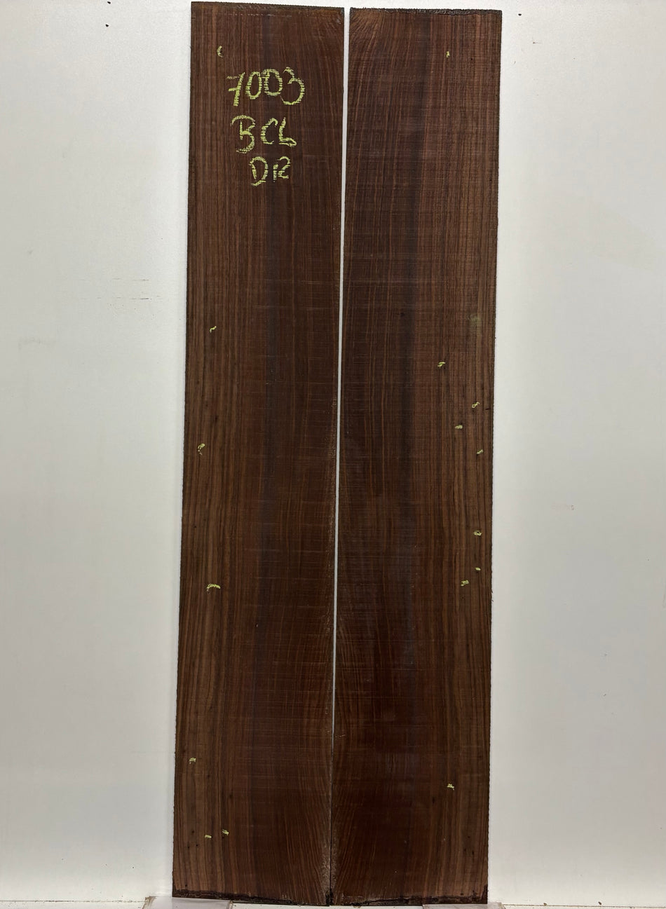 Segundos juegos de fondo y aros de caoba hondureña genuina