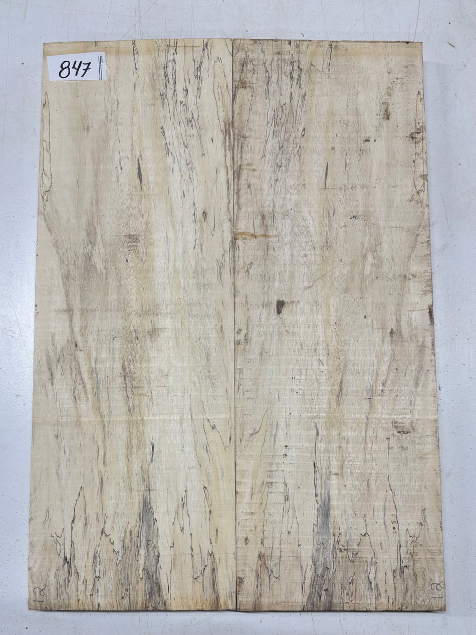 Spalted Tamarind Guitar Carved Top - 22” x 7-1/2” x 7/8” #847 Exotic Wood Zone 