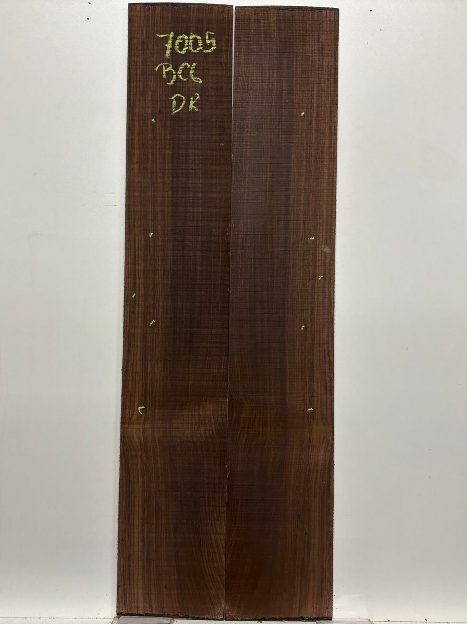 Segundos juegos de fondo y aros de caoba hondureña genuina