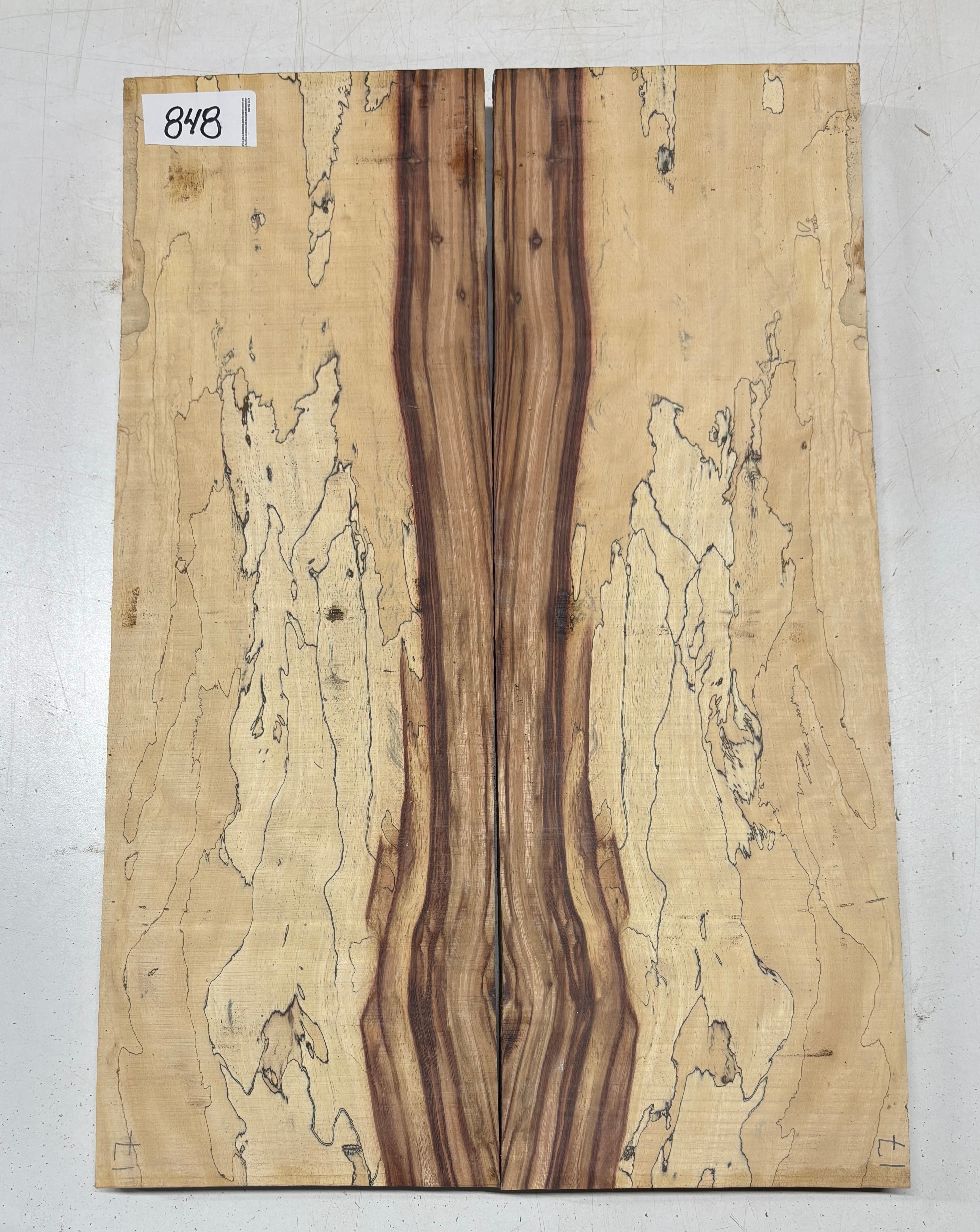 Royal Red Tamarind Guitar Carved Top - 22” x 7-1/2” x 7/8” #848 Exotic Wood Zone 