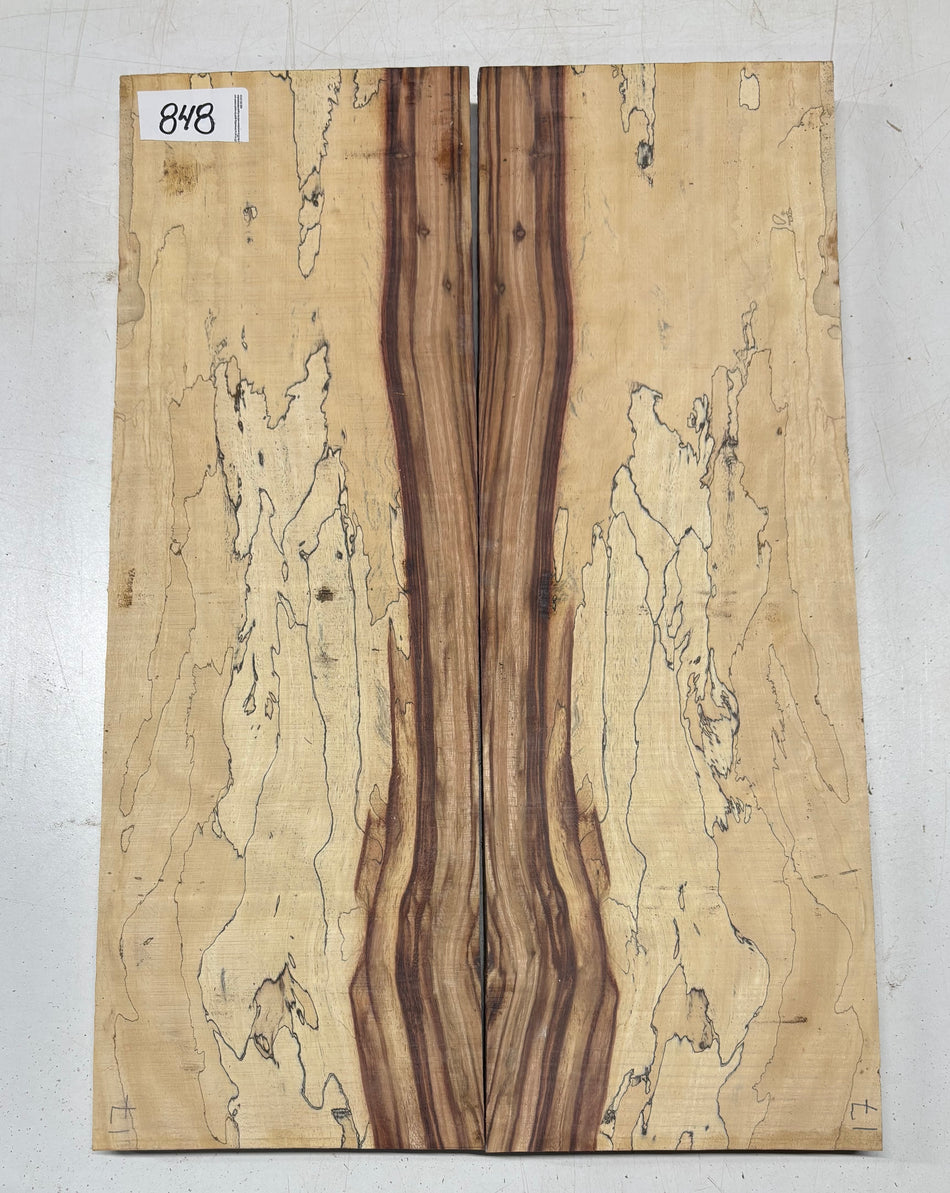 Royal Red Tamarind Guitar Carved Top - 22” x 7-1/2” x 7/8” #848 Exotic Wood Zone 